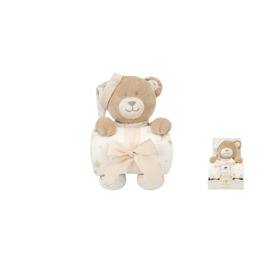 Arush 2-në-1 me Batanije – Set Dhuratë për Bebe 0M+