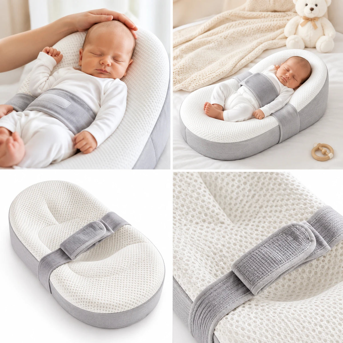 Babyjem Dyshek Multifunksional Reflux – Shtrat Pozicionues për Bebe 0+