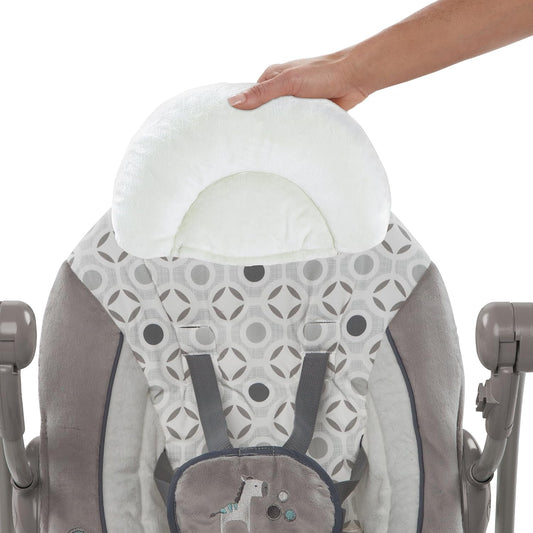 Ingenuity ConvertMe Swing-2-Seat Orson – Luhatëse dhe Ulëse Portative 2-në-1 për Bebe