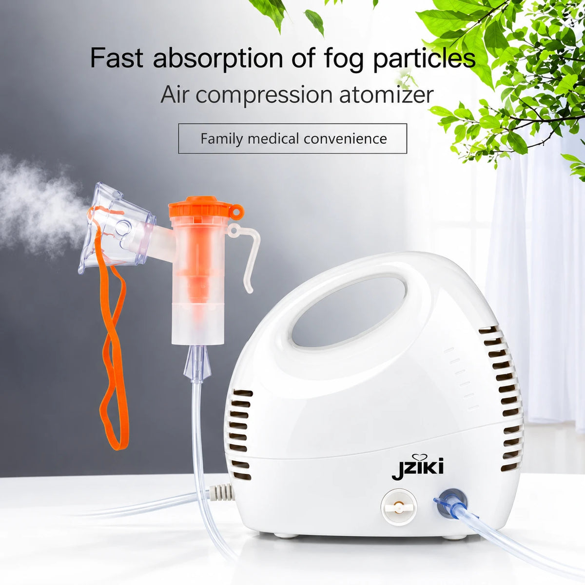Inhalator Kompakt me Maska për Fëmijë dhe të Rritur
