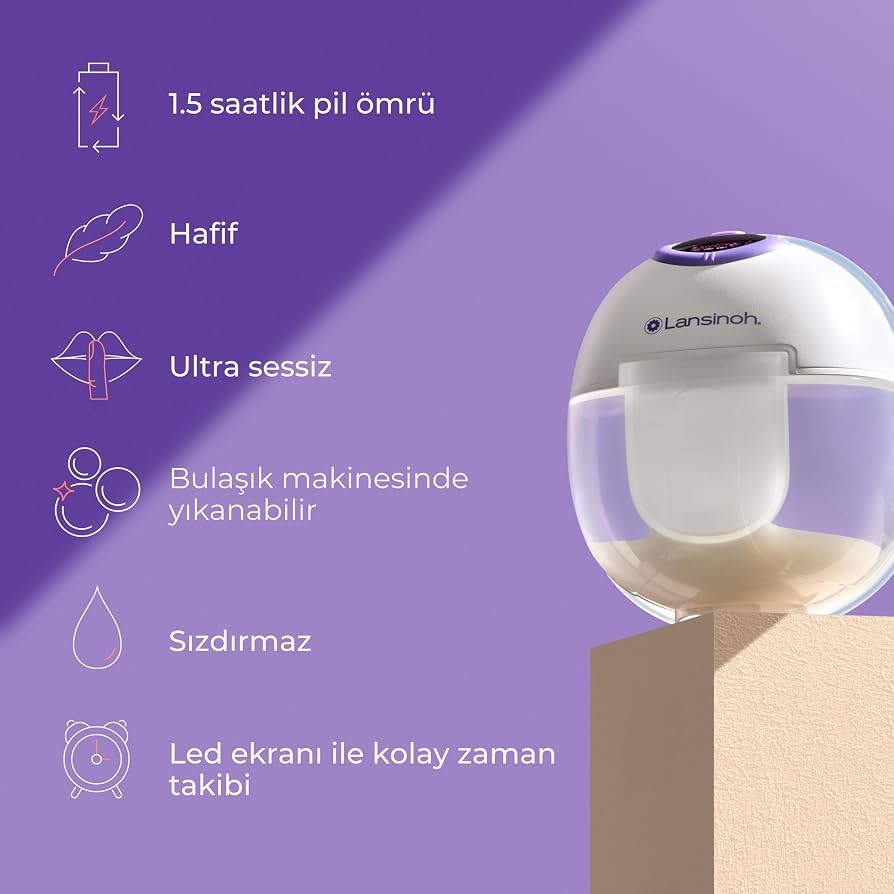 Lansinoh Pompë Gjiri Pa Duar 180 ml – imazhi 7