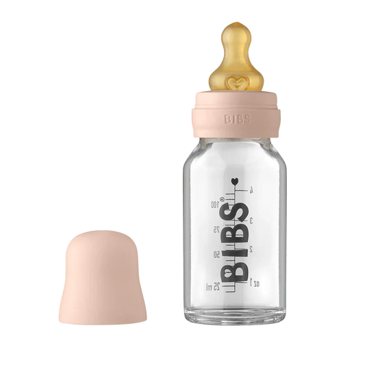 Shishja e Qelqit BIBS 120 ml – Anti-Colic me Thithë Lateksi Natyral