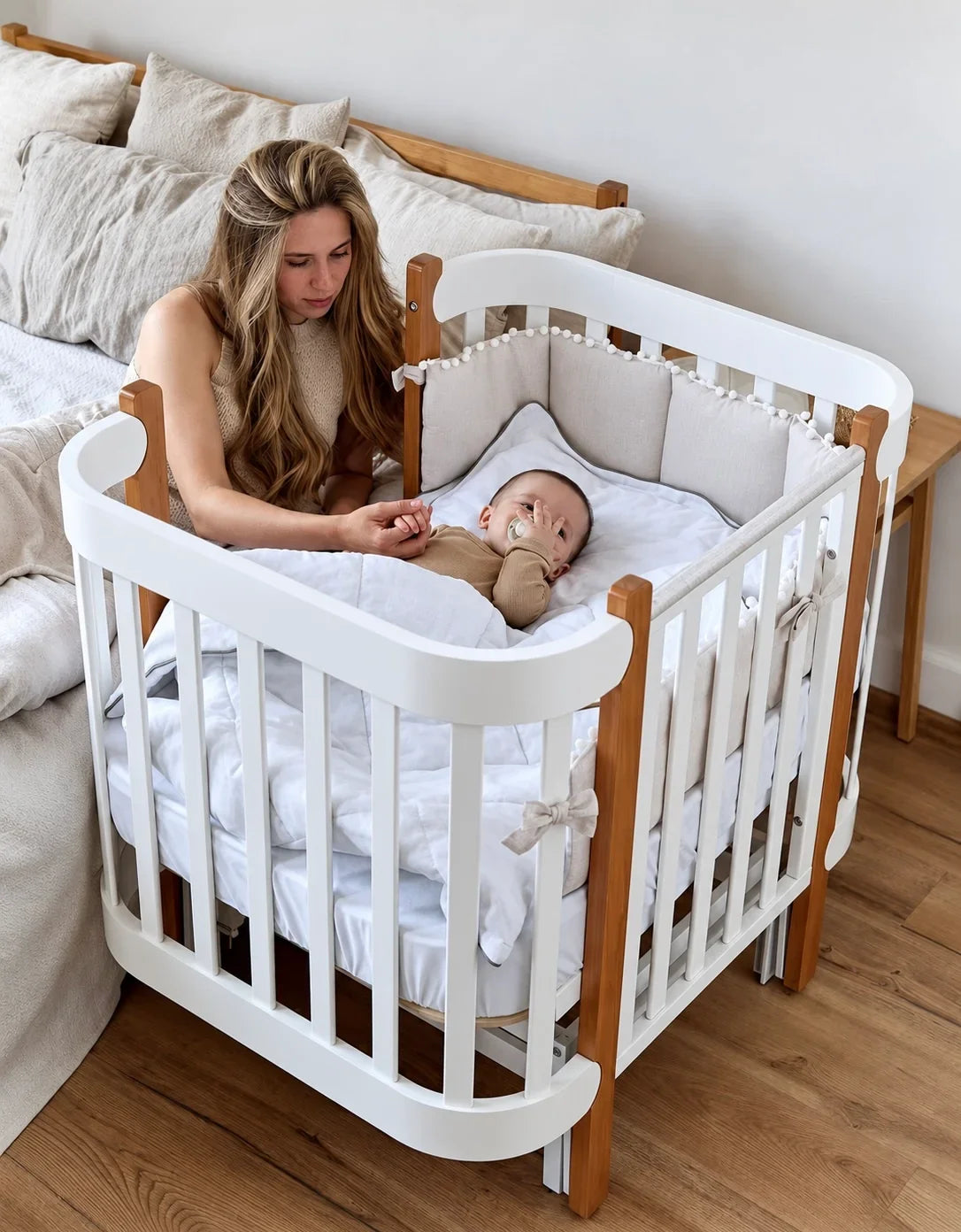 Shtrat Multifunksional NIKA 7 në 1 – Anti-Reflux, 130 × 70 cm