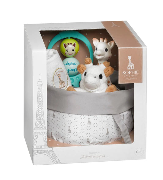 Sophie la girafe® Birth Basket – Shportë Dhuratë për të Porsalindur