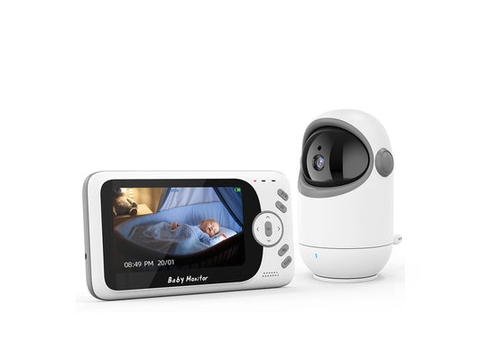 Video Monitor për Bebe 4.3″ – Kamerë Rrotulluese, VOX dhe Night Vision