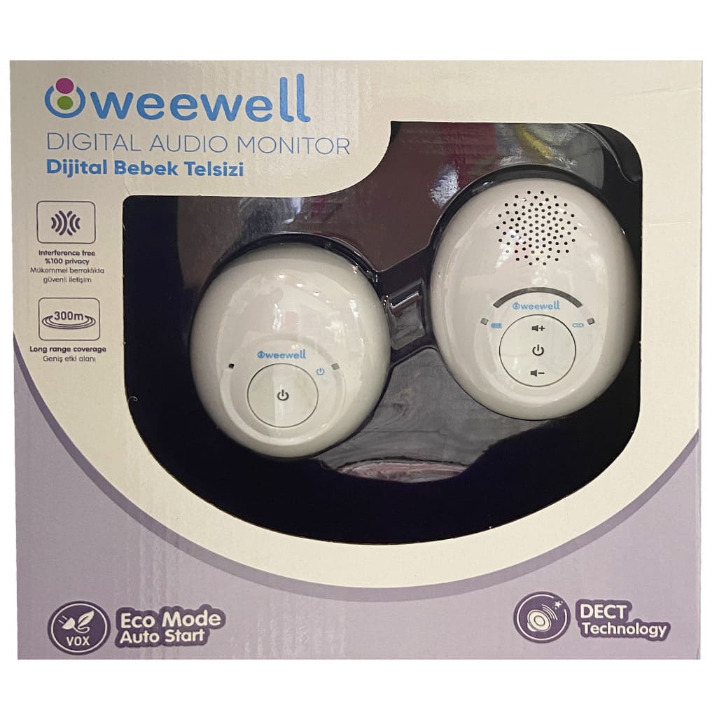 Weewell WMA500 – Interfon Audio Digjital për Bebe me VOX dhe Rreze Deri në 300 m