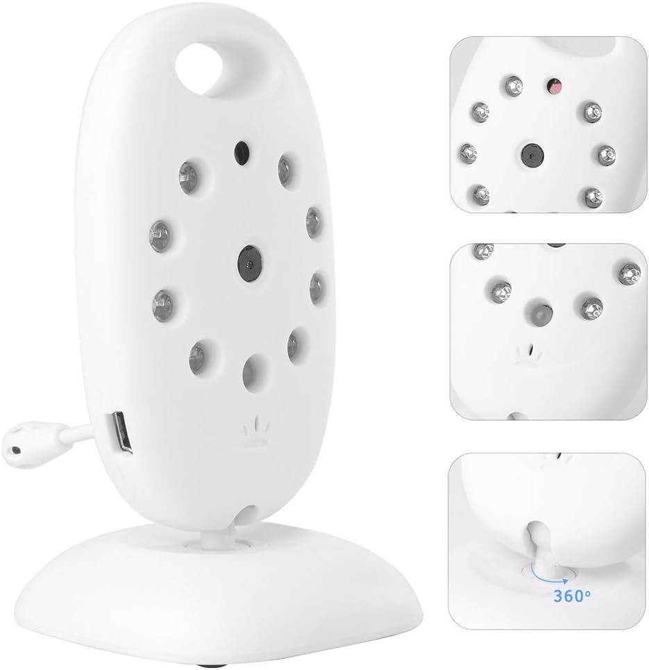 XCSOURCE Baby Monitor 2.4GHz Digjital me Kamerë – Ekran LCD, Shikim Nate dhe Komunikim Dykahësh