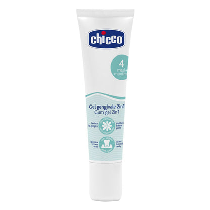 Chicco Gum Gel 2‑në‑1 – Xhel për Mishrat e Dhëmbëve, 30 ml – foto 1