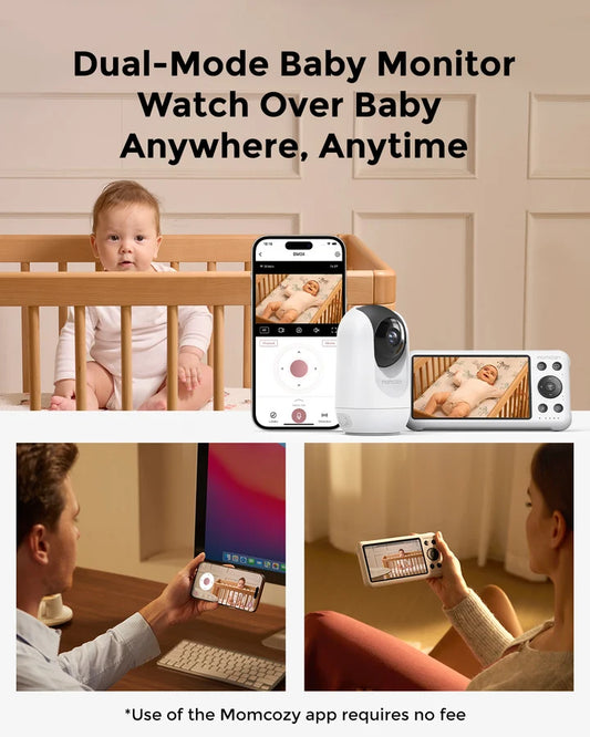 Momcozy BM04 – Monitor Smart Wi‑Fi për Bebe me Ekran 5″ – foto 2