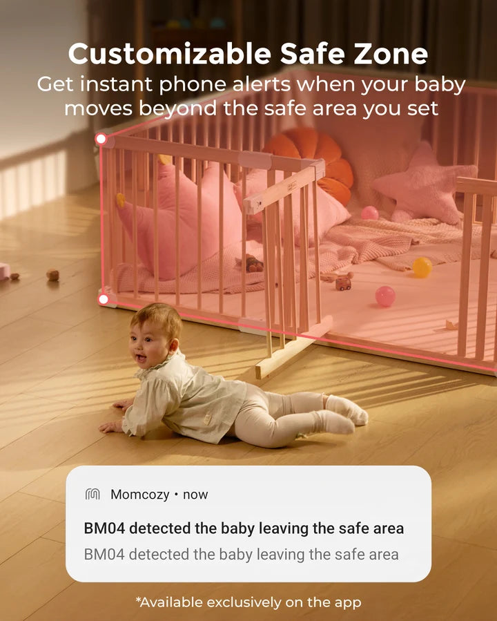 Momcozy BM04 – Monitor Smart Wi‑Fi për Bebe me Ekran 5″ – foto 4