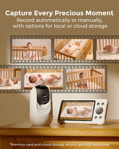 Momcozy BM04 – Monitor Smart Wi‑Fi për Bebe me Ekran 5″ – foto 5