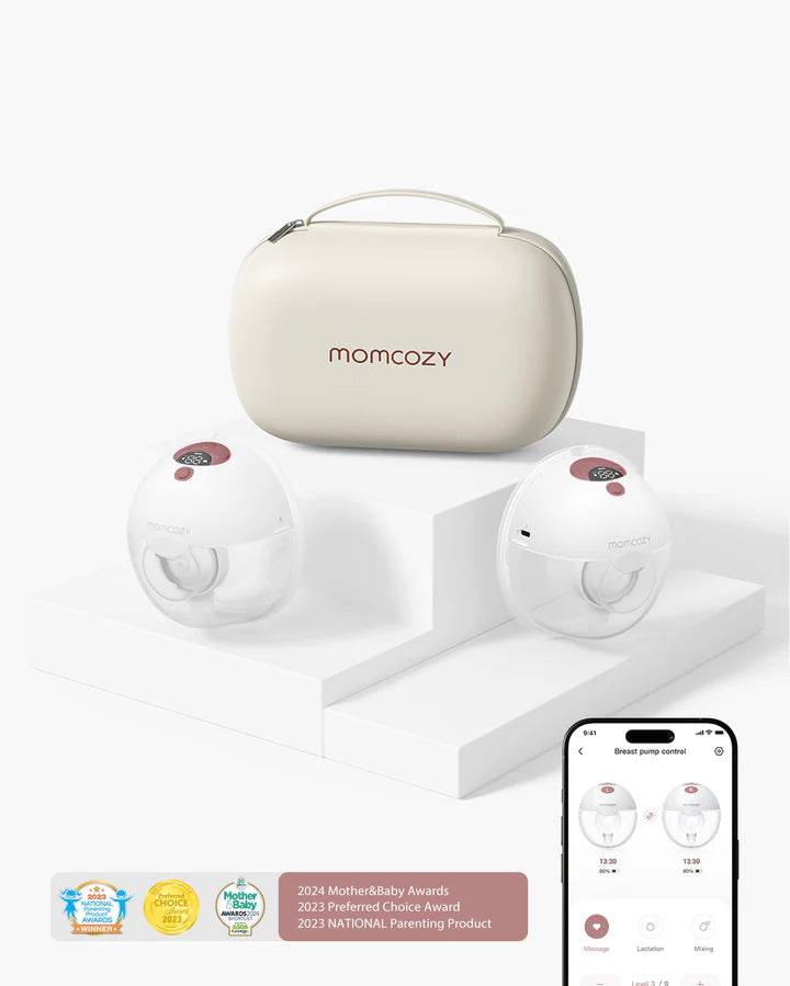 Momcozy M5 Smart – Pompë Elektrike Gjiri Hands-Free, Double – foto 1