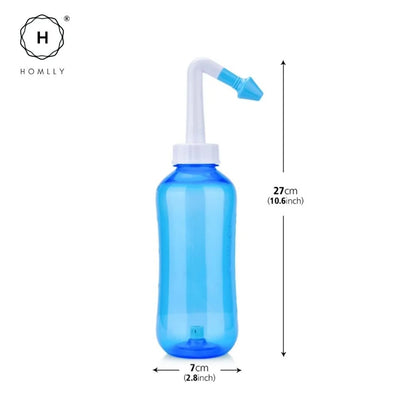 Shishe për Shpëlarjen dhe Pastrimin e Hundës – 500 ml, me 2 Maja