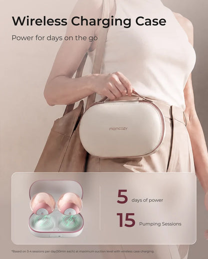 Momcozy Air 1 – Pompë Elektrike Gjiri Ultra-Slim Hands-Free – foto 4