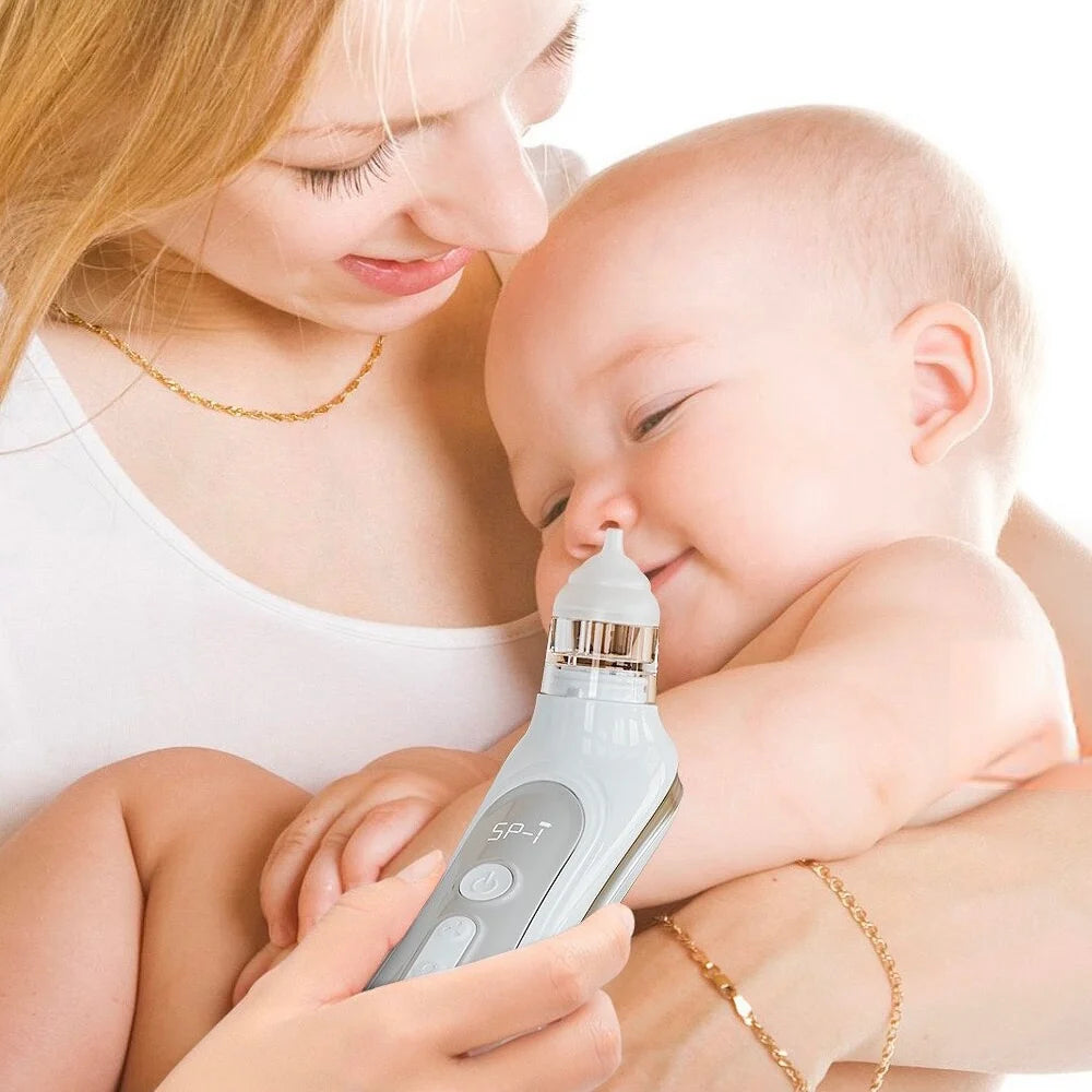 Aspirator Elektrik për Hundën e Bebit me Muzikë dhe 7 Drita LED – foto 4