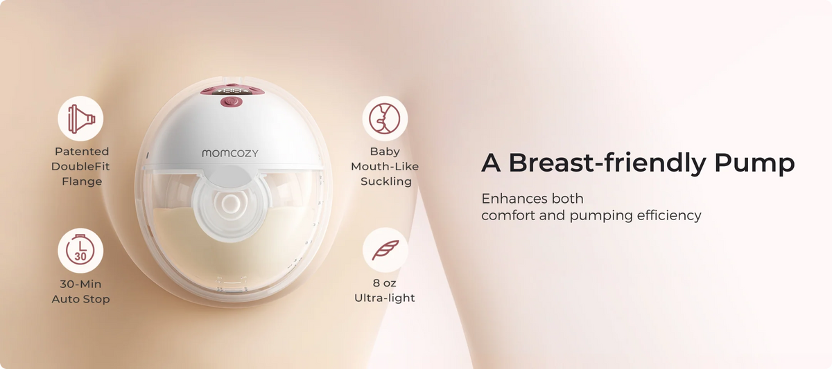 Momcozy M5 Smart – Pompë Gjiri Hands-Free me Aplikacion, Single – foto 4