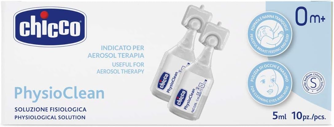 Chicco PhysioClean – Solucion Fiziologjik 5 ml, 10 Copë – foto 3