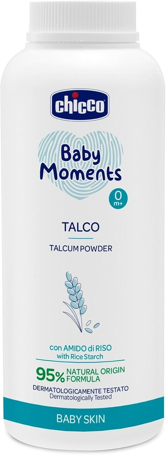 Chicco Baby Moments – Pudër për Bebe me Niseshte Orizi 0M+, 150 g – foto 2