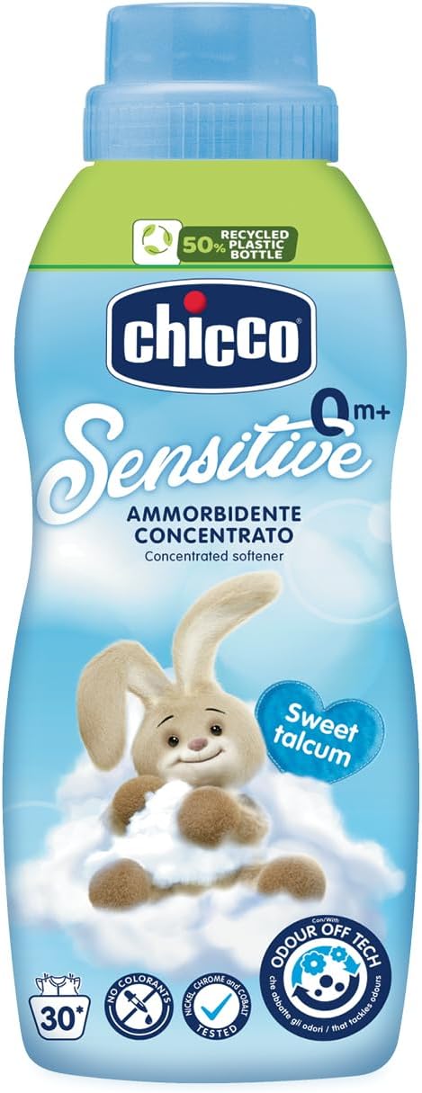 Chicco Sensitive Sweet Talcum – Zbutës për Rrobat e Bebit 0+, 750 ml – foto 1