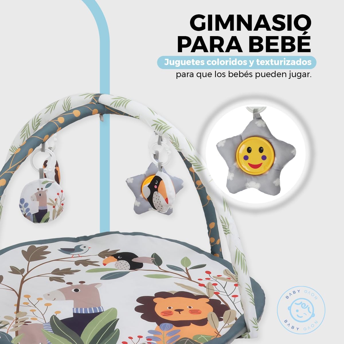 Vendlojë për Bebe – Tapet Gjimnastikor Didaktik me Muzikë