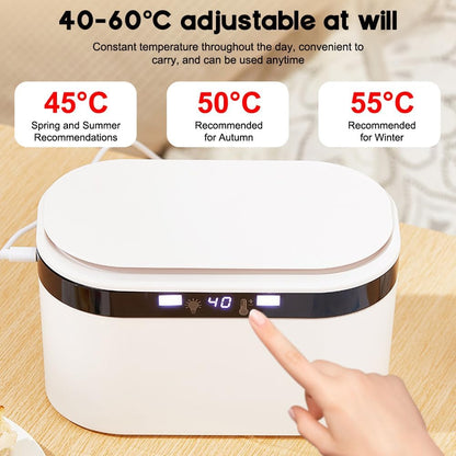 Ngrohës për Peceta të Lagura për Bebe – 3 Nivele Temperature & Dritë Nate LED