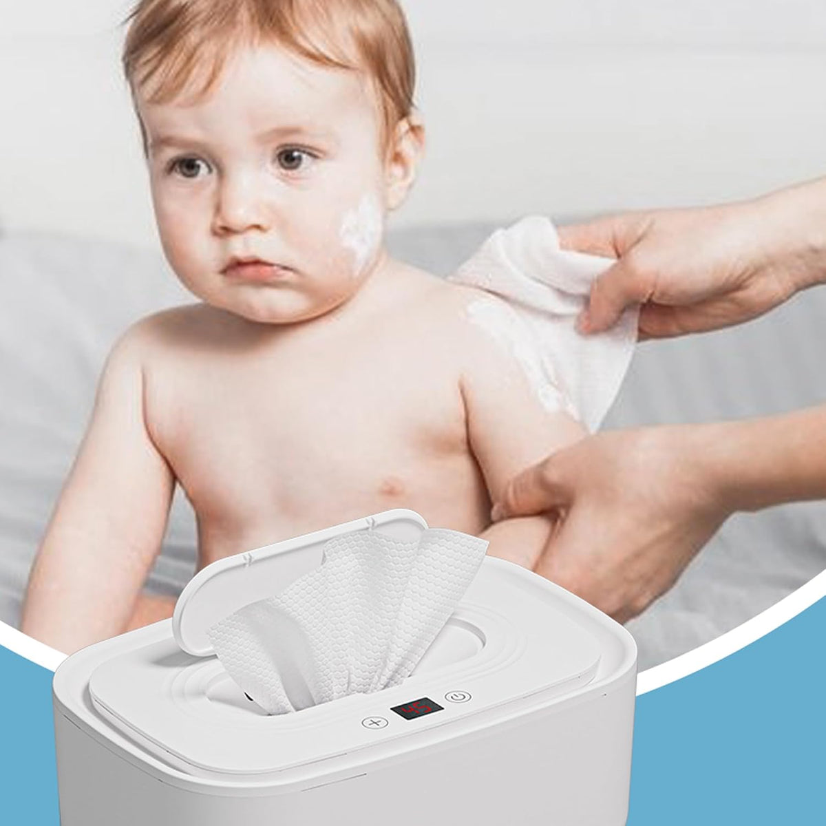 Ngrohës për Peceta të Lagura për Bebe – 120 Peceta, me Ekran LED