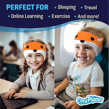 CozyPhones Fox – Kufje me Shirit të Butë për Fëmijë – foto 3