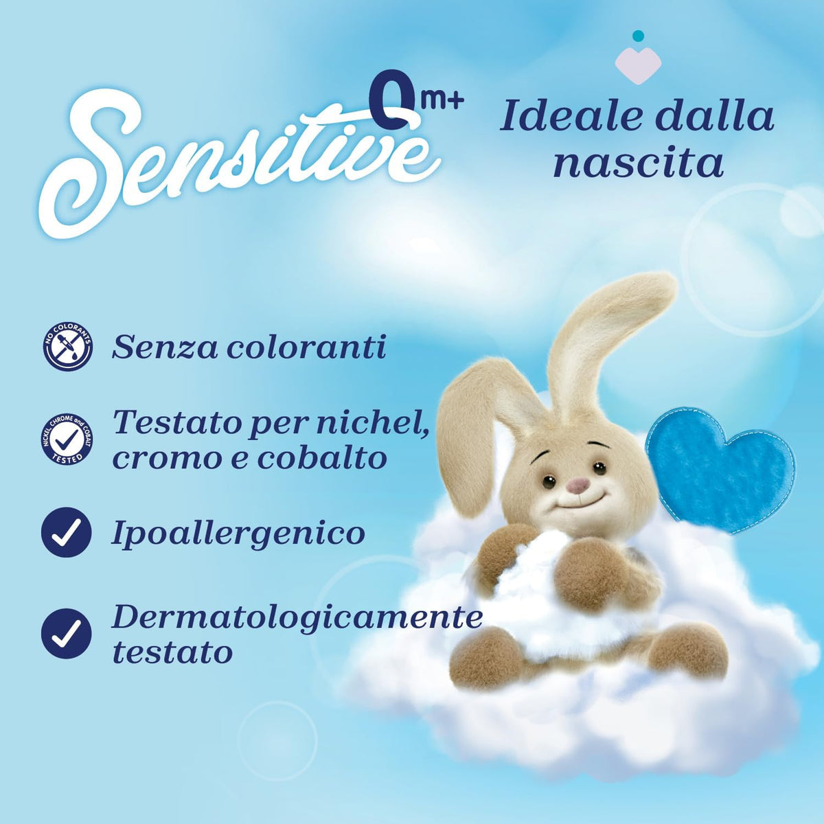 Chicco Sensitive Sweet Talcum – Zbutës për Rrobat e Bebit 0+, 750 ml – foto 3