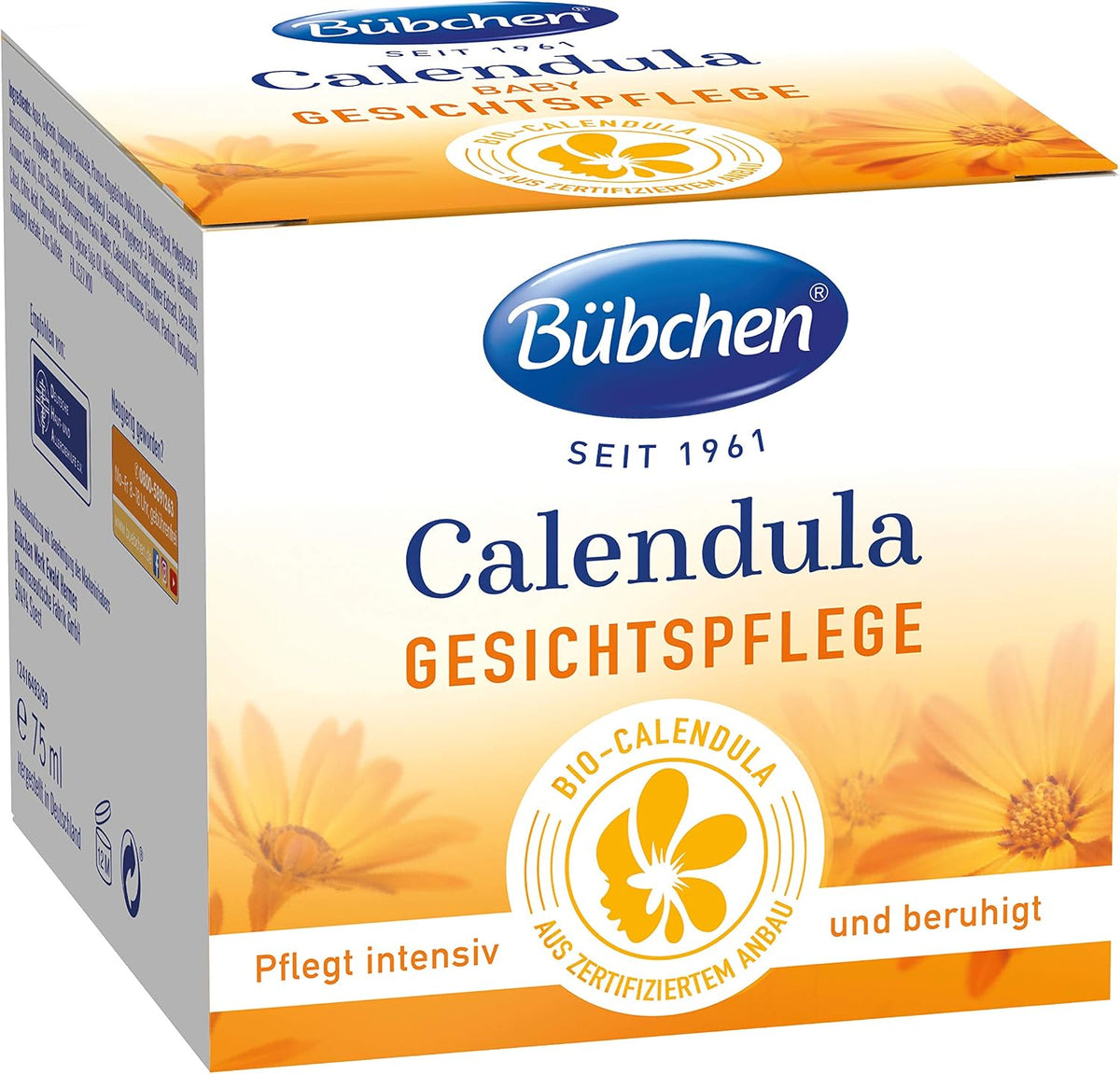 Bübchen Calendula – Krem për Fytyrën e Bebit, 75 ml – foto 2