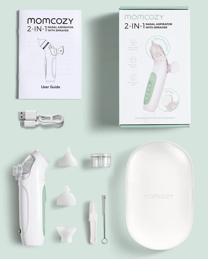 Momcozy BN007 BreezyClear – Aspirator Elektrik 2‑në‑1 me Spray – foto 5