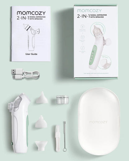 Momcozy BN007 BreezyClear – Aspirator Elektrik 2‑në‑1 me Spray – foto 5