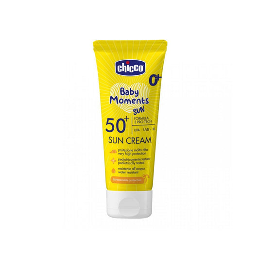 Chicco Baby Moments – Krem Mbrojtës nga Dielli SPF 50+ 0M+, 75 ml – foto 1