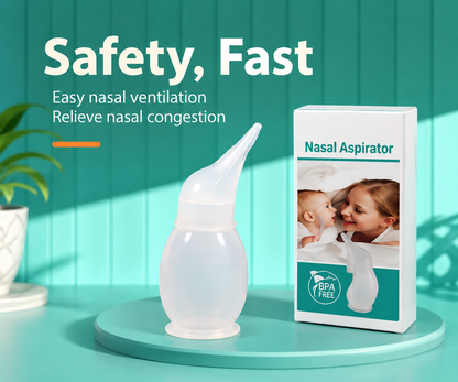 Aspirator Manual për Hundën e Bebit – Silikon i Butë