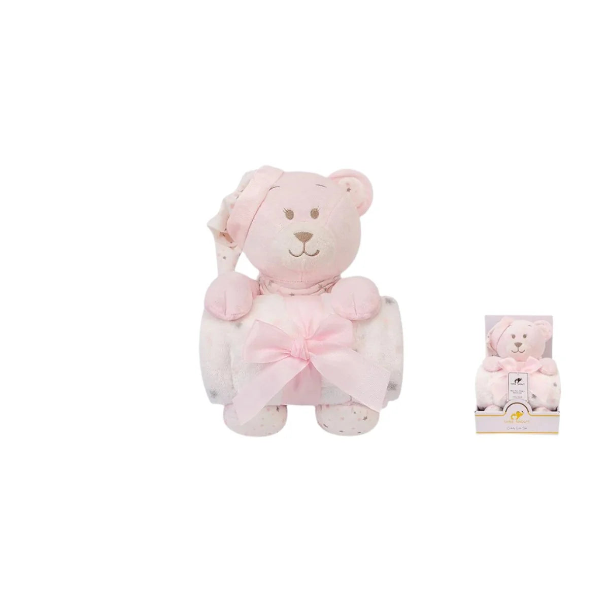 Arush 2-në-1 me Batanije – Set Dhuratë për Bebe 0M+