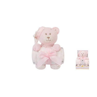 Arush 2-në-1 me Batanije – Set Dhuratë për Bebe 0M+