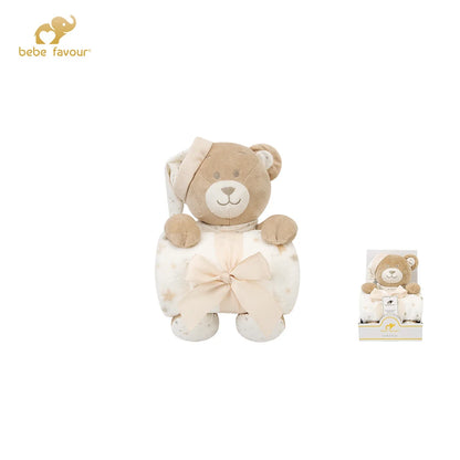 Arush 2-në-1 me Batanije – Set Dhuratë për Bebe 0M+