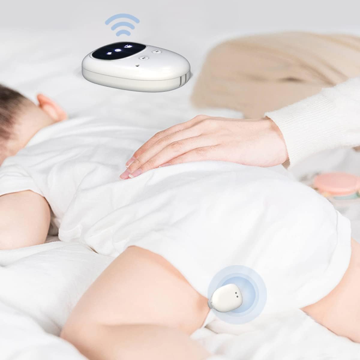 Alarm për Urinim në Shtrat për Fëmijë – Pa Tela, me Zë dhe Vibrim