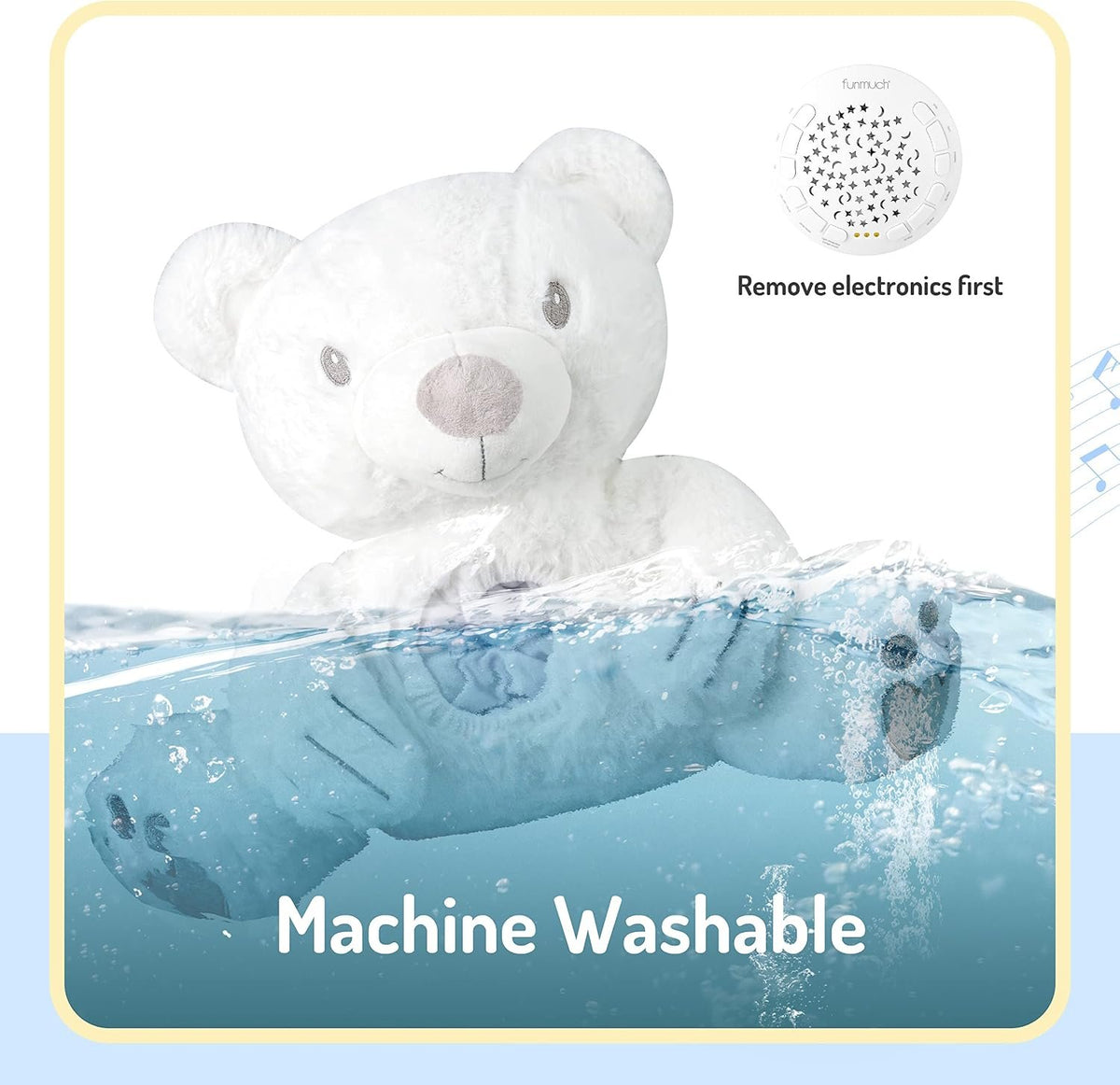 Arush Polar për Gjumë të Bebes – White Noise, Melodi & Projektor Yjesh