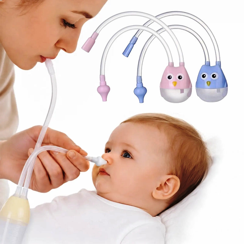 Aspirator Nazal me Tub për Bebe – Pastrues Manual i Hundës me Majë Silikoni