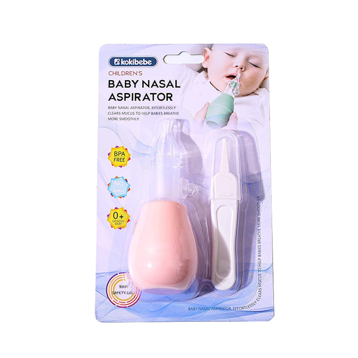 Aspirator Nazal për Bebe dhe Fëmijë – Pastrues Manual i Hundës me Silikon të Butë, Pa BPA