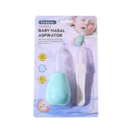 Aspirator Nazal për Bebe dhe Fëmijë – Pastrues Manual i Hundës me Silikon të Butë, Pa BPA