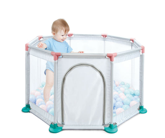 Boks i Palosshëm për Bebe me 50 Topa – 145 × 65.5 × 47 cm
