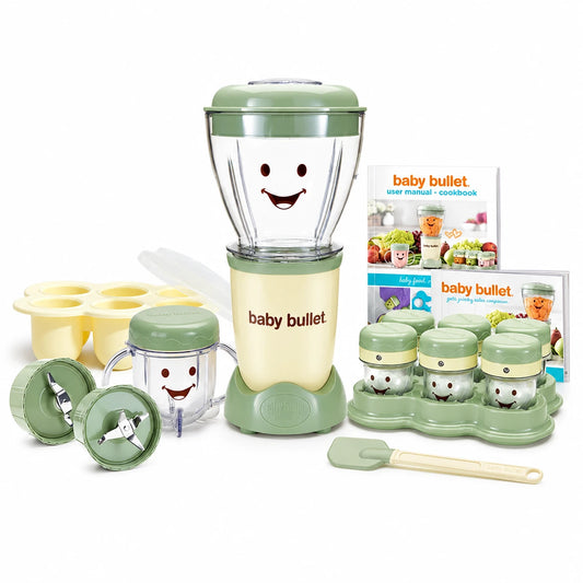 Baby Bullet 20-Piece Set – Blender & Përgatitës Ushqimi për Bebe