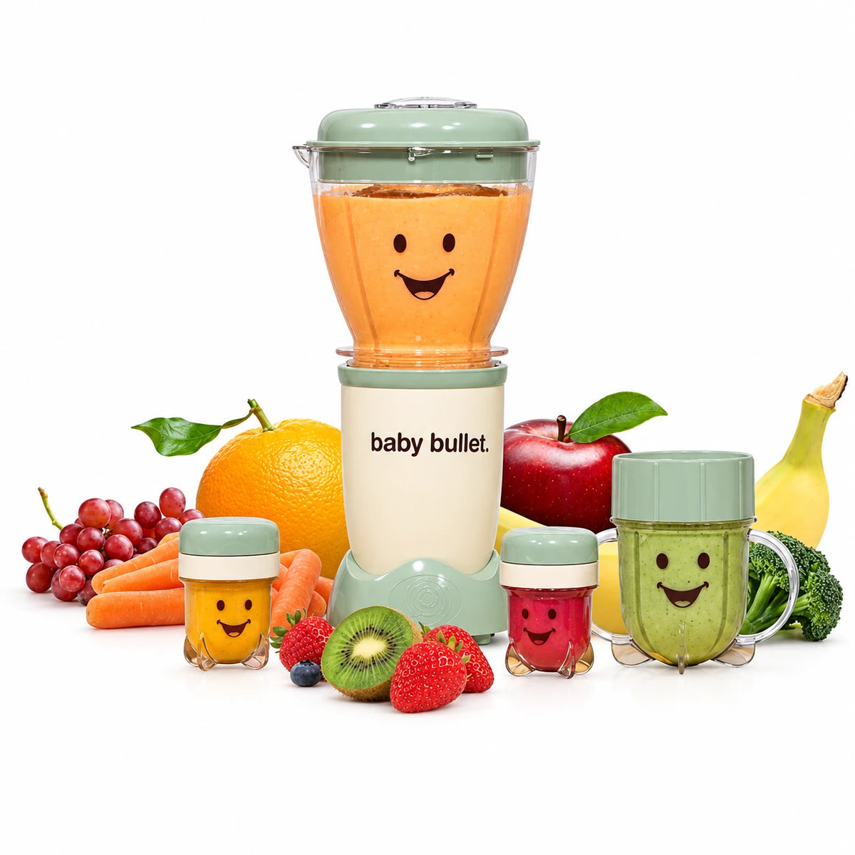 Baby Bullet 20-Piece Set – Blender & Përgatitës Ushqimi për Bebe