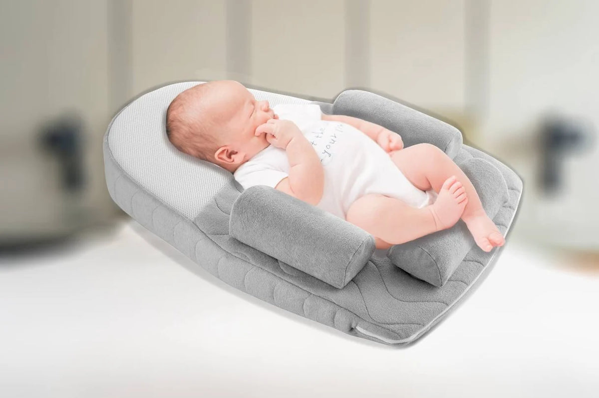 Babyjem Dyshek Ergonomik Anti-Reflux dhe Anti-Kolik për Bebe – me Bërthama Qershie për Ngrohjen e Barkut 0+
