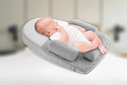 Babyjem Dyshek Ergonomik Anti-Reflux dhe Anti-Kolik për Bebe – me Bërthama Qershie për Ngrohjen e Barkut 0+
