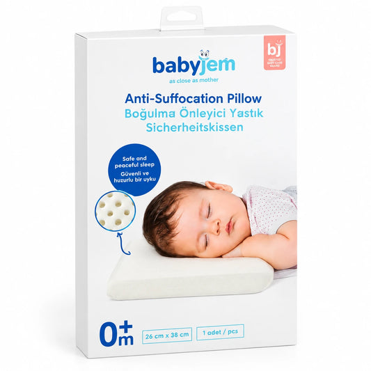 Babyjem Jastëk Ortopedik për Bebe 0+ – me Vrima për Ajrosje dhe Frymëmarrje