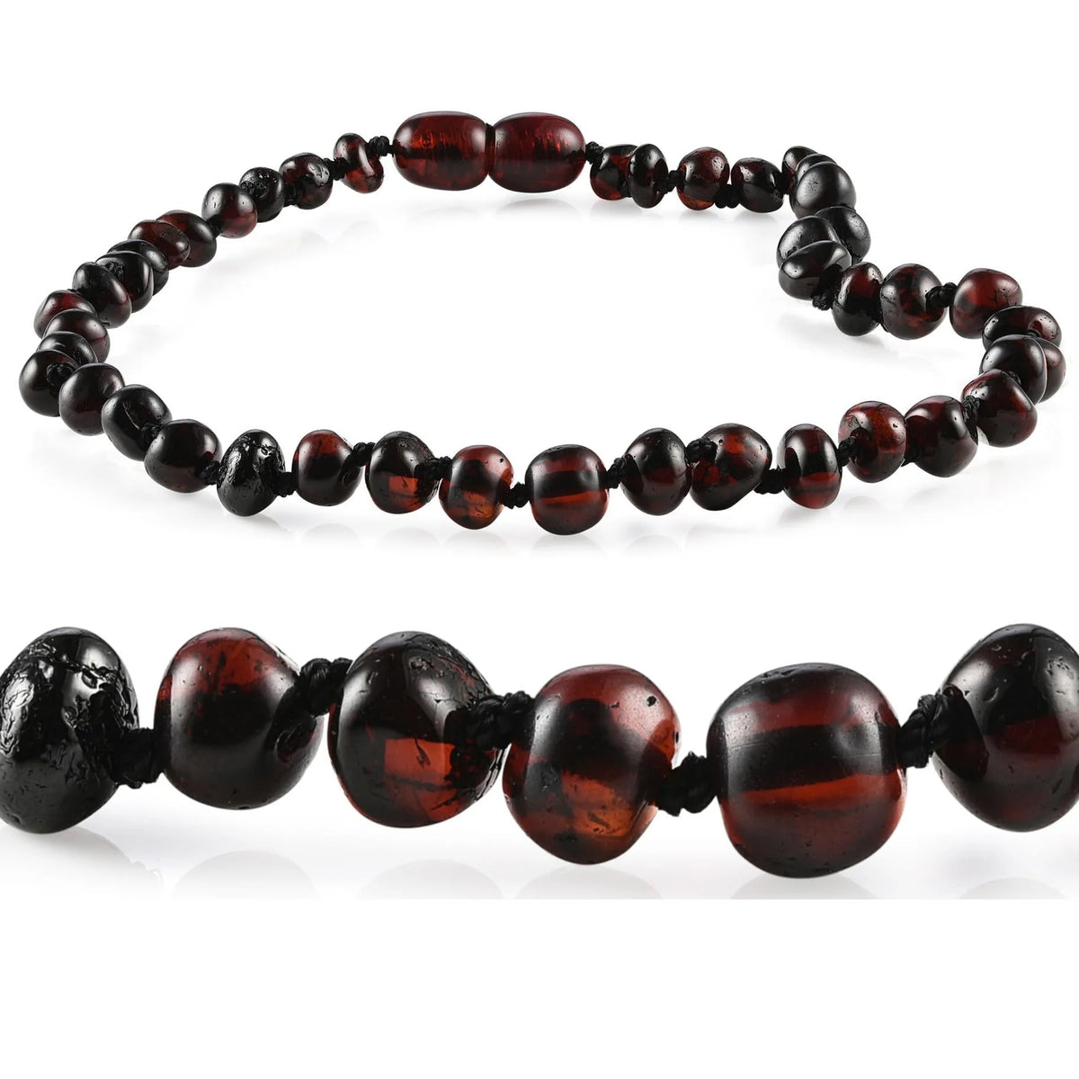 Babyjem Qelibar Natyral për Bebe – 100% Baltic Amber, 0+