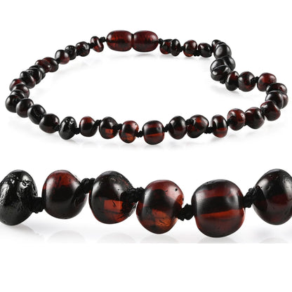Babyjem Qelibar Natyral për Bebe – 100% Baltic Amber, 0+