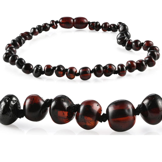 Babyjem Qelibar Natyral për Bebe – 100% Baltic Amber, 0+